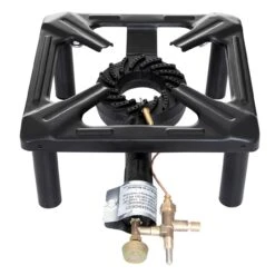 Hockerkocher (klein), Abmessung 30 X 30 X 14 Cm - Höhenverstellbar - Zündsicherung