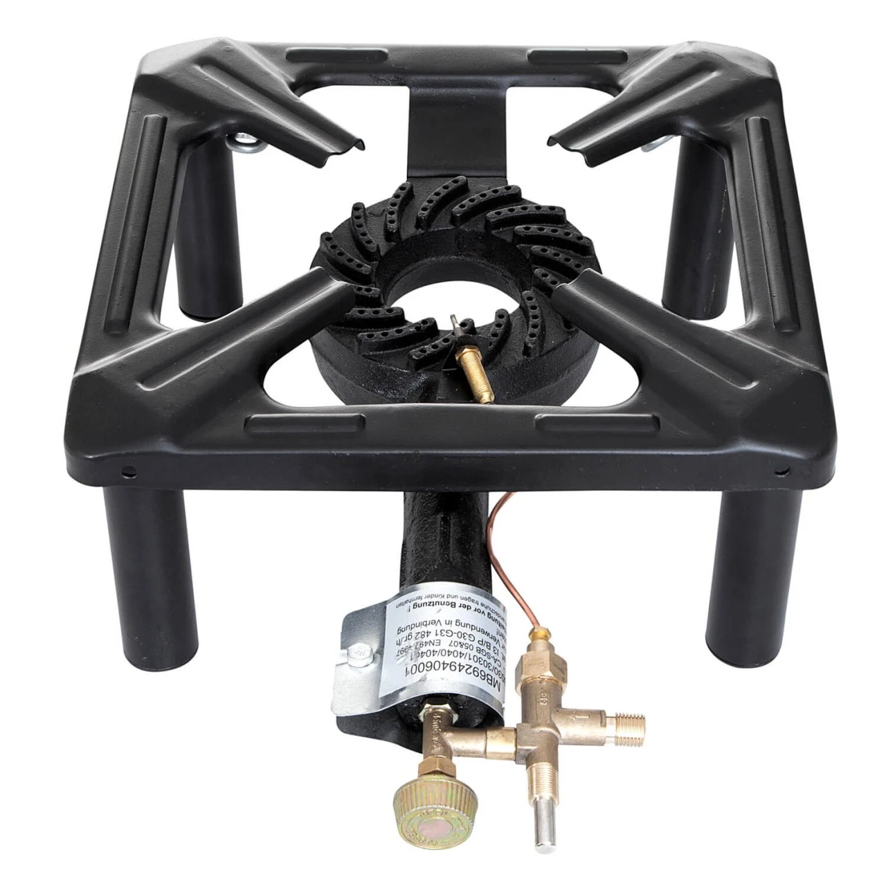 Hockerkocher (klein), Abmessung 30 X 30 X 14 Cm - Höhenverstellbar - Zündsicherung