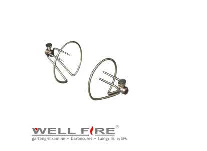 Hähnchenklammern Aus Edelstahl Für Schwenkarm