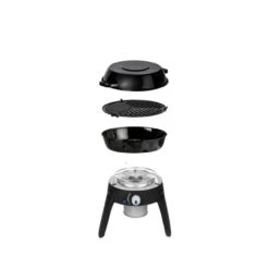 CADAC SAFARI CHEF 30 LITE HP - Kartuschenbetrieb - Inkl. Topfständer, Grillrost, Pfanne/Deckel