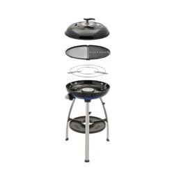 CADAC Carri Chef 50 BBQ / PLANCHA - 50mbar - Mobiler Gasgrill - Grillplatte/Plancha - Deckel