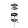 CADAC Carri Chef 50 BBQ / PLANCHA - 30mbar - Mobiler Gasgrill - Grillplatte/Plancha - Deckel