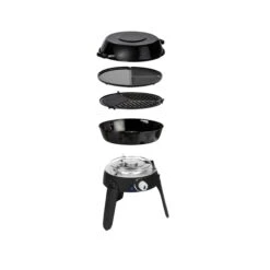 CADAC SAFARI CHEF 30 BBQ2BRAAI Plus- 50mBar - (Topfständer, Grillrost, Grillplatte, Pfanne/Deckel)