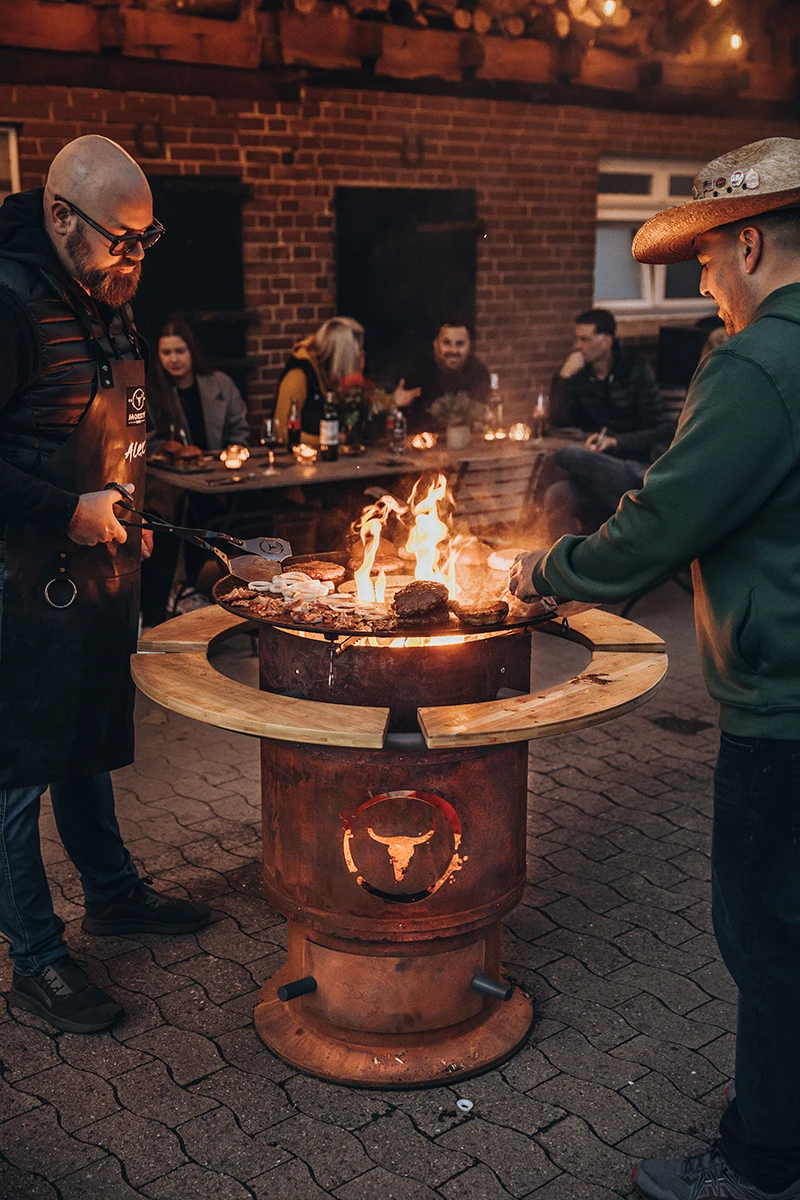 MOESTA-BBQ Bandit FirePlace Inkl. Bambus Ablagen, BBQ-Disk Und Bambus Lasur – Bild 3