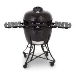 PIT BOSS - Kamado Keramikgrill 24zoll PBK24 Schwarz - 60cm - Mit Wagen + 2 Ablagen