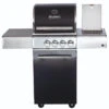 CHEF S Paket F - Basis Black 2 Brenner, Backburner, Seitenkocher, AIR SYSYTEM, Cover, BBQ Paket