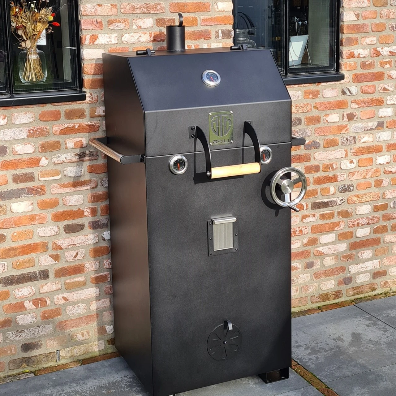 DTB Grill BOSS 1 - Höhenverstellbarer BBQ Holzkohlegrill – Bild 3