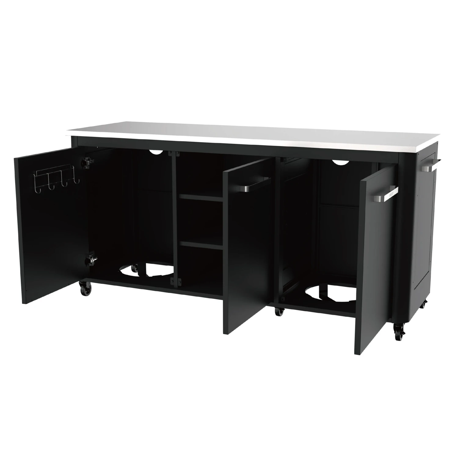 Cozze Outdoor Tisch 3 Türen 180x60x90 Cm – Bild 3