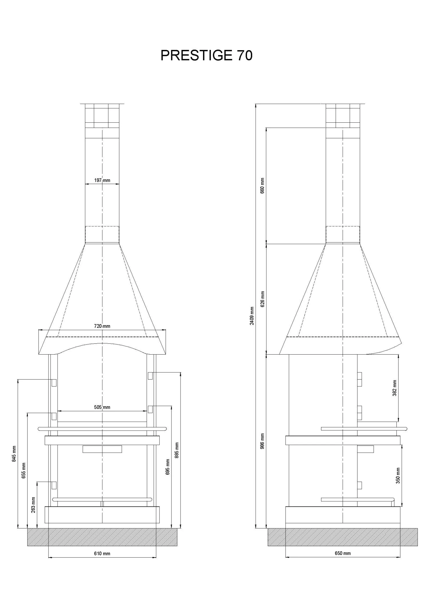 Grillkamin Wamsler PRESTIGE 70 – Bild 3