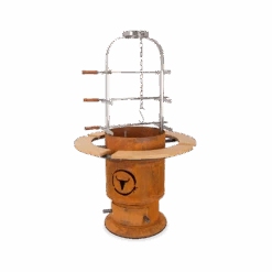 MOESTA-BBQ Bandit FirePlace Set Inkl. Ablagebrett Bambus Und Asado Grill