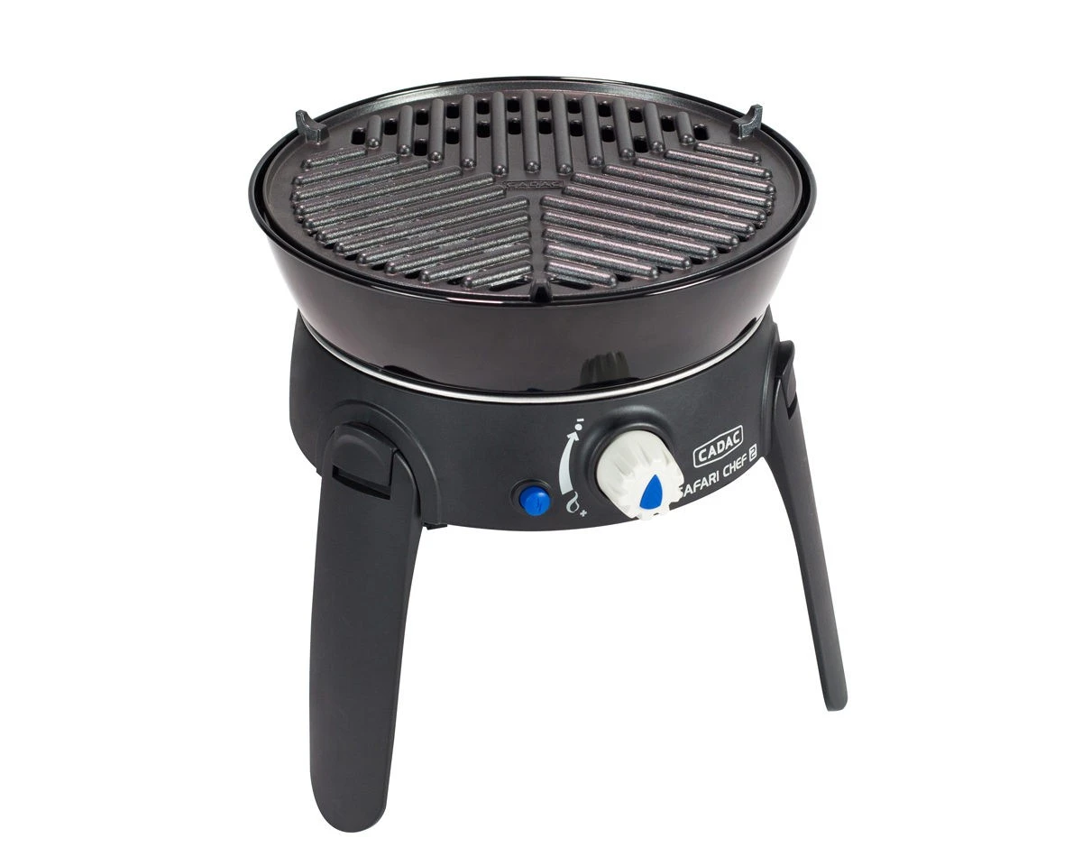 CADAC SAFARI CHEF 30 LITE HP - Kartuschenbetrieb - Inkl. Topfständer, Grillrost, Pfanne/Deckel – Bild 4